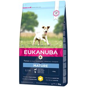 3kg Eukanuba Mature Dog Klein Ras Kip Hondenvoer droog