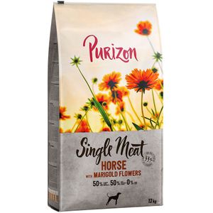 12kg Single Meat Adult Paard met Zoete Aardappel Graanvrij Purizon Hondenvoer