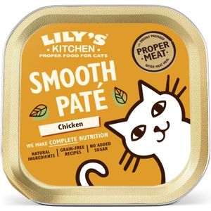 19 x 85 g Lily's Kitchen Smooth Paté Selection kip kattenvoer nat