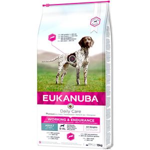 2 x 15 kg Working & Endurance Adult Eukanuba Daily Care Hondenvoer