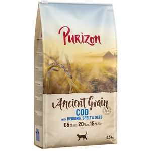 2x6,5kg Purizon Adult Ancient Grain Kabeljauw Katten Droogvoer