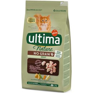 Ultima Cat Nature Graanvrij Adult Kalkoen - 1,1 kg