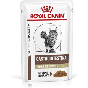 48x 85g Royal Canin Veterinary Feline Gastrointestinal Fiber Response in Soße Katzenfutter nass