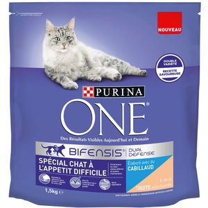 1.5 kg Purina One Selective Palate Kabeljauw &amp; Forel droog kattenvoer