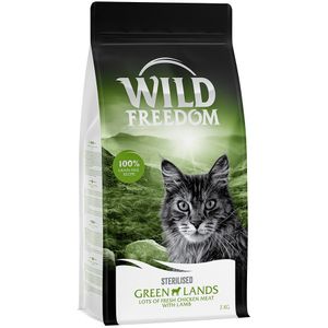 Wild Freedom Adult ""Green Lands"" Sterilised Lam – Graanvrij Kattenvoer - 2 kg
