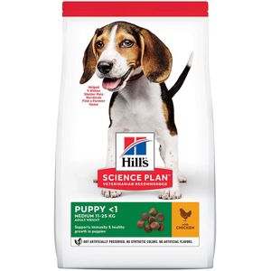 2,5kg Puppy <1 Medium met Kip Hill's Science Plan Hondenvoer