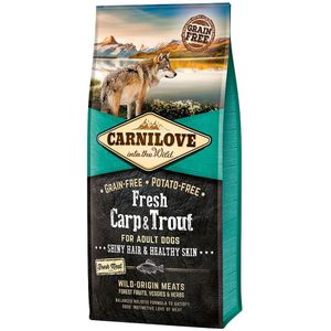 Carnilove Fresh Adult Karper, Forel voor Honden - 12 kg