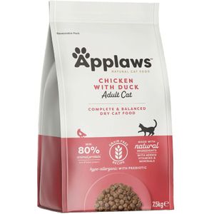 7,5kg Kip & Eend Applaws Kattenvoer