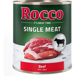 Voordeelpakket Rocco Single Meat 24 x 800 g - Rund