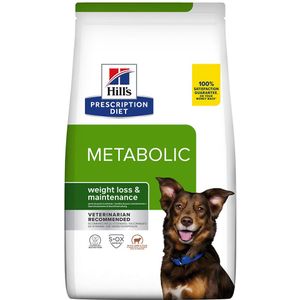 12kg Metabolic Weight Management Lam/Rijst Hill's Prescription Diet Hondenvoer