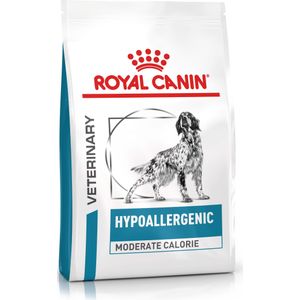 2 x 14 kg Hypoallergenic Moderate Calorie Royal Canin Veterinary Hondenvoer