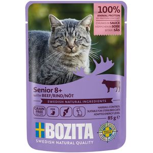 12x 85g Bozita Morsels in Sauce Senior Rund nat kattenvoer