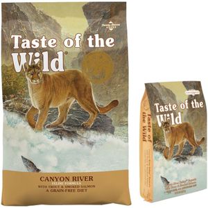 6,6 kg  2 kg gratis! Taste of the Wild Kattenvoer - Canyon River Feline