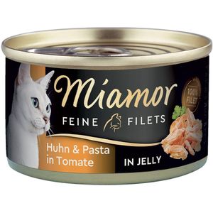 Miamor Fijne Filets 1 x 100 g Kattenvoer - Kip & Pasta
