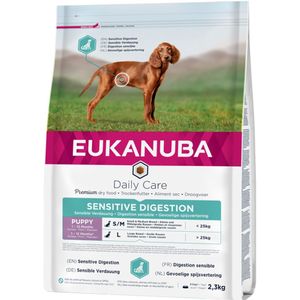 2,3kg Eukanuba Puppy Sensitive Digestion met Kip & Kalkoen Hondenvoer droog