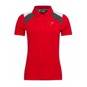 Polo HEAD Women Club 22 Tech Red-XXL