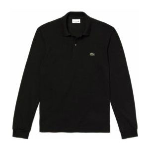 Lacoste Classic Fit polo lange mouw - zwart