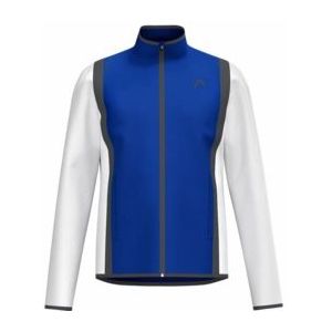 Tennisvest HEAD Men Club 25 Jacket Royal White-XXL