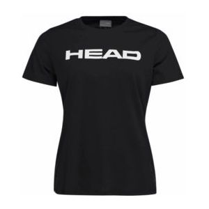 Tennisshirt HEAD Women Club Basic Black-L