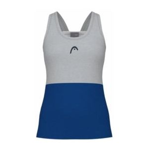 Tennisshirt HEAD Women Play Tech Tanktop Royal Blue White-M