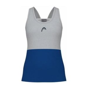 Tennisshirt HEAD Women Play Tech Tanktop Royal Blue White-L