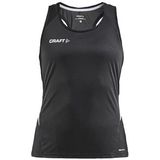 Tanktop Craft Women Pro Control Impact Singlet W Black White-XL