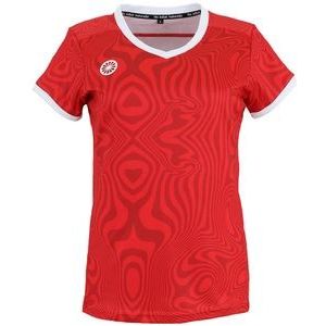 Tennisshirt The Indian Maharadja Women Fusion Red-S