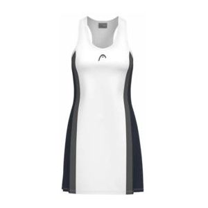 HEAD - Club - Tennisjurk - Navy White - 85% Polyester, 15% Elastaan