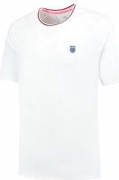 K-Swiss - Hypercourt Mesh Crew 4 - Tennisshirt - Wit