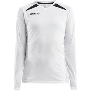 Tennisshirt Craft Women Pro Control Impact LS Tee W White Black-XL