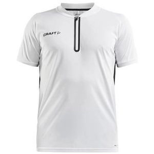 Tennisshirt Craft Men Pro Control Impact Polo M White Black-XXXL