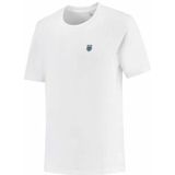 K-Swiss - Hypercourt Print Crew 4 - Tennisshirt - White - 84% Polyester - 16% Elastaan