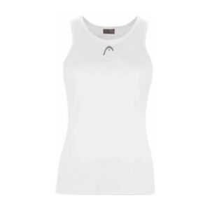 Tennisshirt HEAD Girls Easy Court Tanktop White-Maat 140