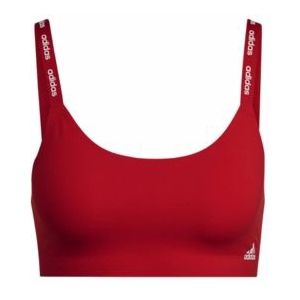 Sport BH Adidas Women Scoop Lounge Bra Vivid Red-XL