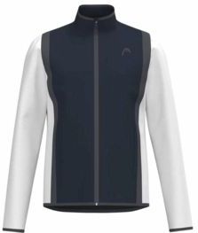 Tennisvest HEAD Men Club 25 Jacket Navy White-XL