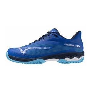 Padelschoen Mizuno Men Wave Exceed Light 2 Mugen Blue White River Blue-Schoenmaat 44,5