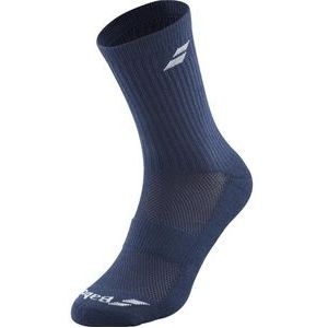 Tennissok Babolat Unisex 3 Pairs Pack White Estate Blue Grey-Schoenmaat 35 - 38