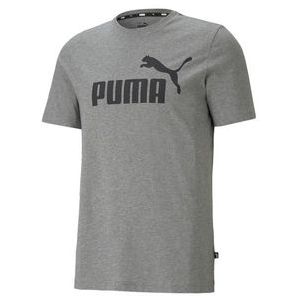 T-Shirt Puma Men Essentials Logo Tee Gray-M