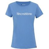 Tennisshirt Tecnifibre Women Team Cotton Azur-XL