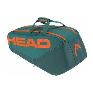Tennistas HEAD Pro Racquet Bag 9R Dark Cyan Fluo Orange