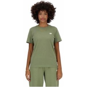 T-Shirt New Balance Women Sport Essentials Jersey T-Shirt Dark Olive-XS