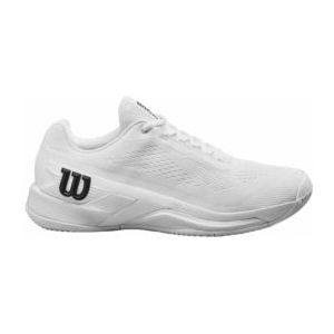 Tennisschoen Wilson Men Rush Pro 4.0 White White Black-Schoenmaat 42 (UK 8)