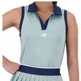 New Balance - Collared Tournament Tanktop - Salt Marsh - Gerecycled Polyester