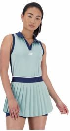 New Balance - Collared Tournament Tanktop - Salt Marsh - Gerecycled Polyester