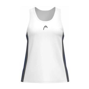 HEAD - Club 25 Tech - Tanktop - Royal White - Ademend Materiaal
