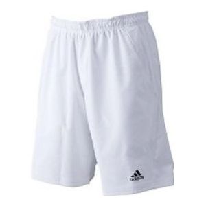 Tennisbroek Adidas TS Essex Short White-XXL