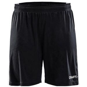 Tennisbroek Craft Women Pro Control Longer Shorts Contrast Black White-XL