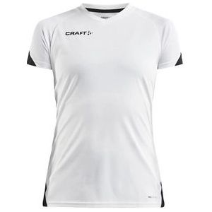 Tennisshirt Craft Women Pro Control Impact SS Tee W White Black-XS
