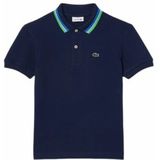 Polo Lacoste Boys PJ9702 Navy Blue/Ladigue-White-S-Maat 140