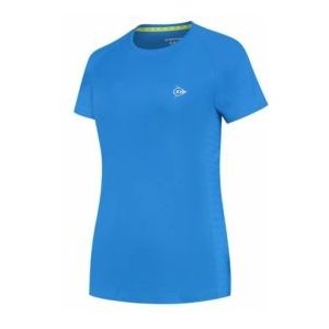Dunlop - Club - Tennisshirt - Royal Blue - Polyester, Elastaan - Lichtgewicht, Mesh-inzetstukken